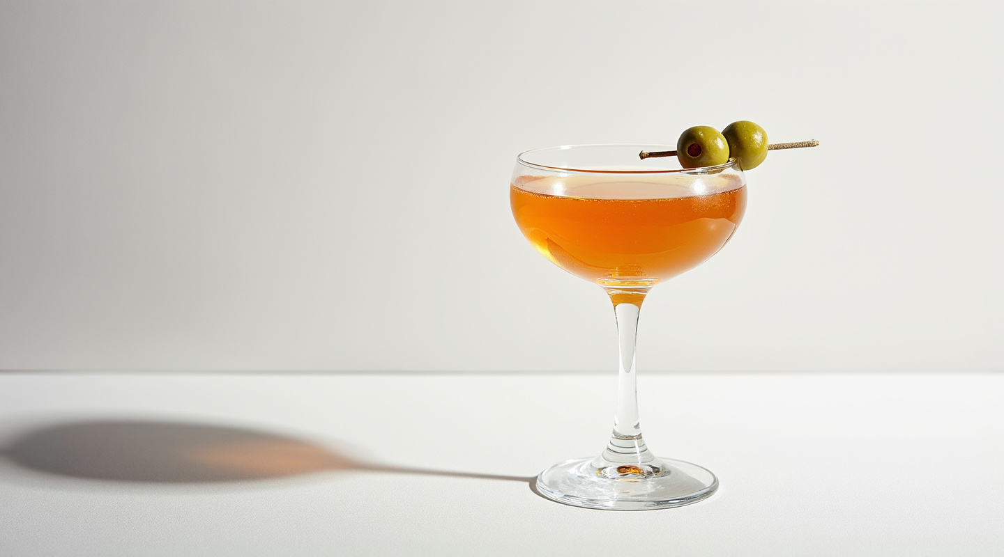 Balm Cocktail served in a Coupe glass