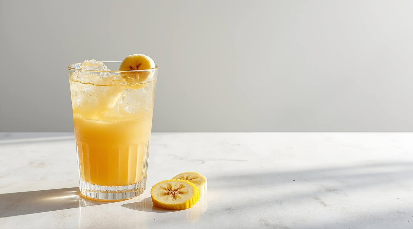 Batida de Banana Cocktail