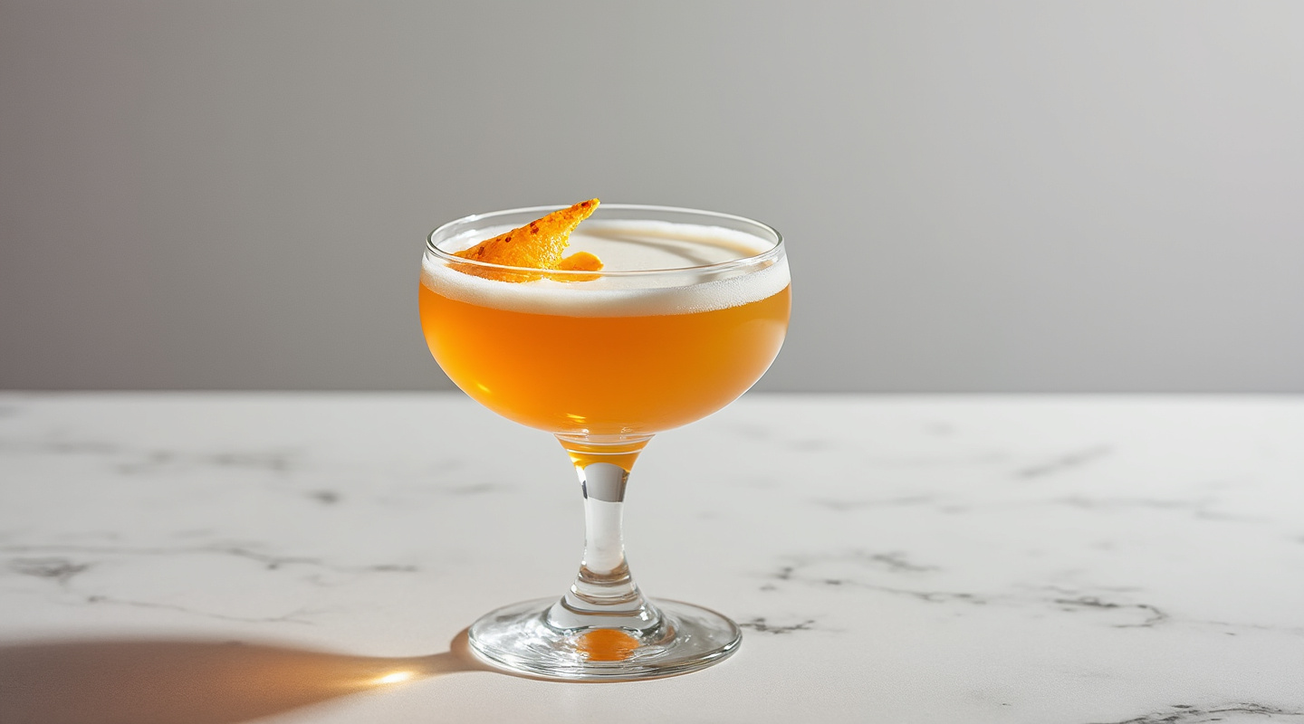 Union Club Cocktail in a chilled coupe glass