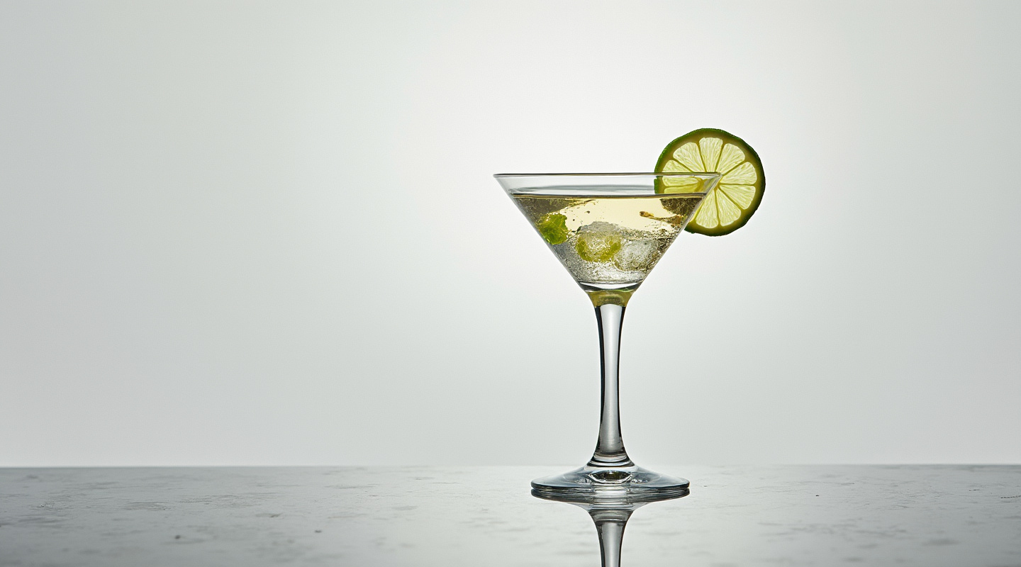 Parisian Martini served in a chilled glass