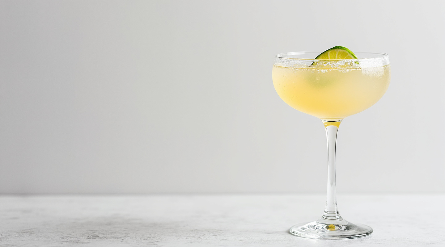 Saúco Margarita in a coupe glass