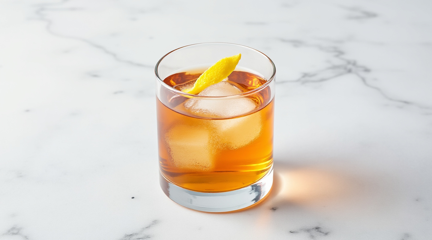 Scottish Gypsy Cocktail in a Nick & Nora glass