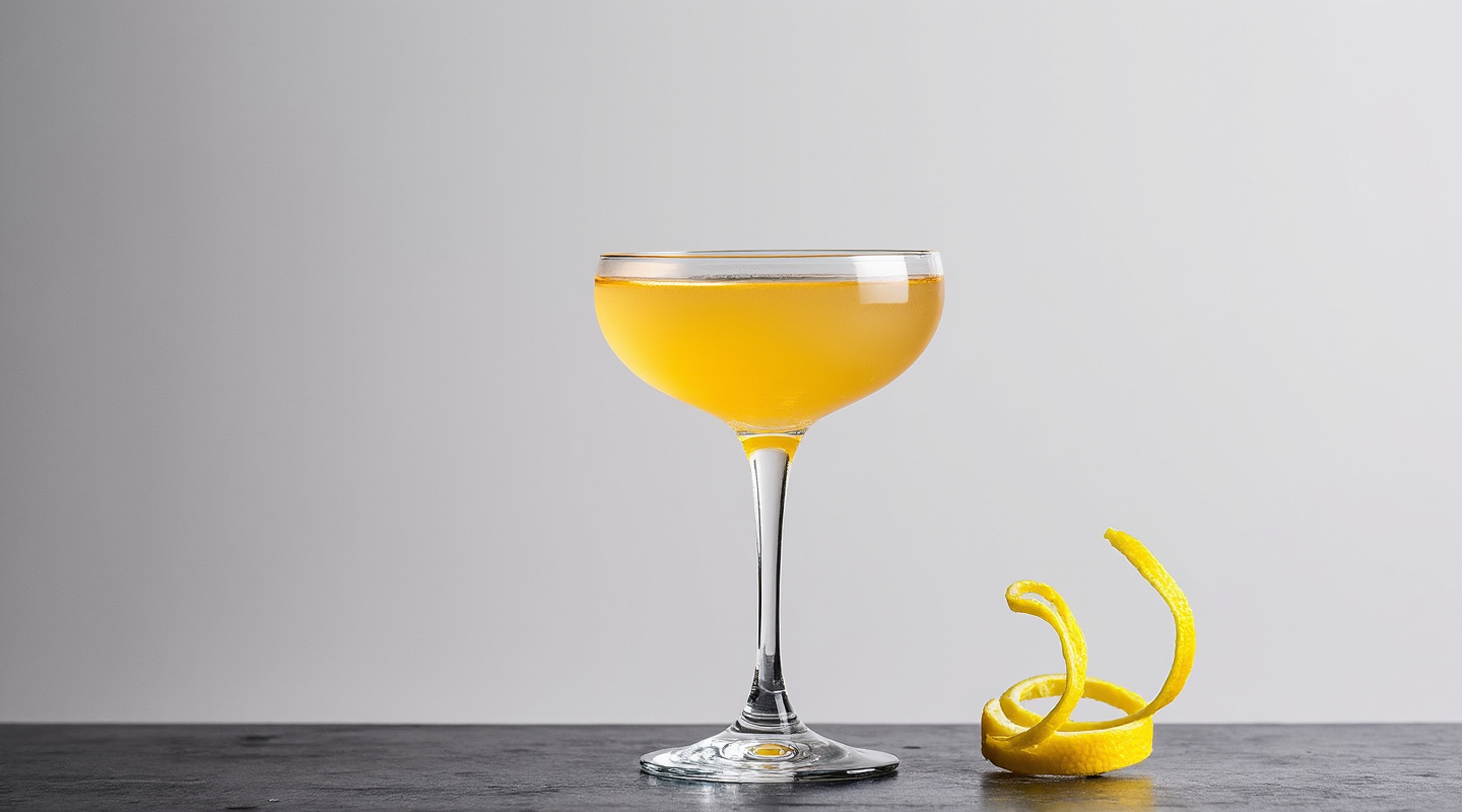 La Bicyclette cocktail served in a coupe glass