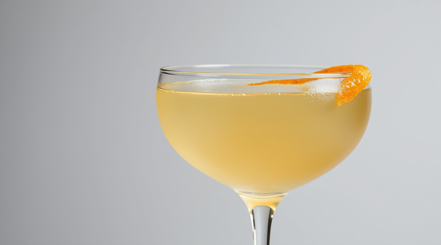Sargasso cocktail in coupe glass