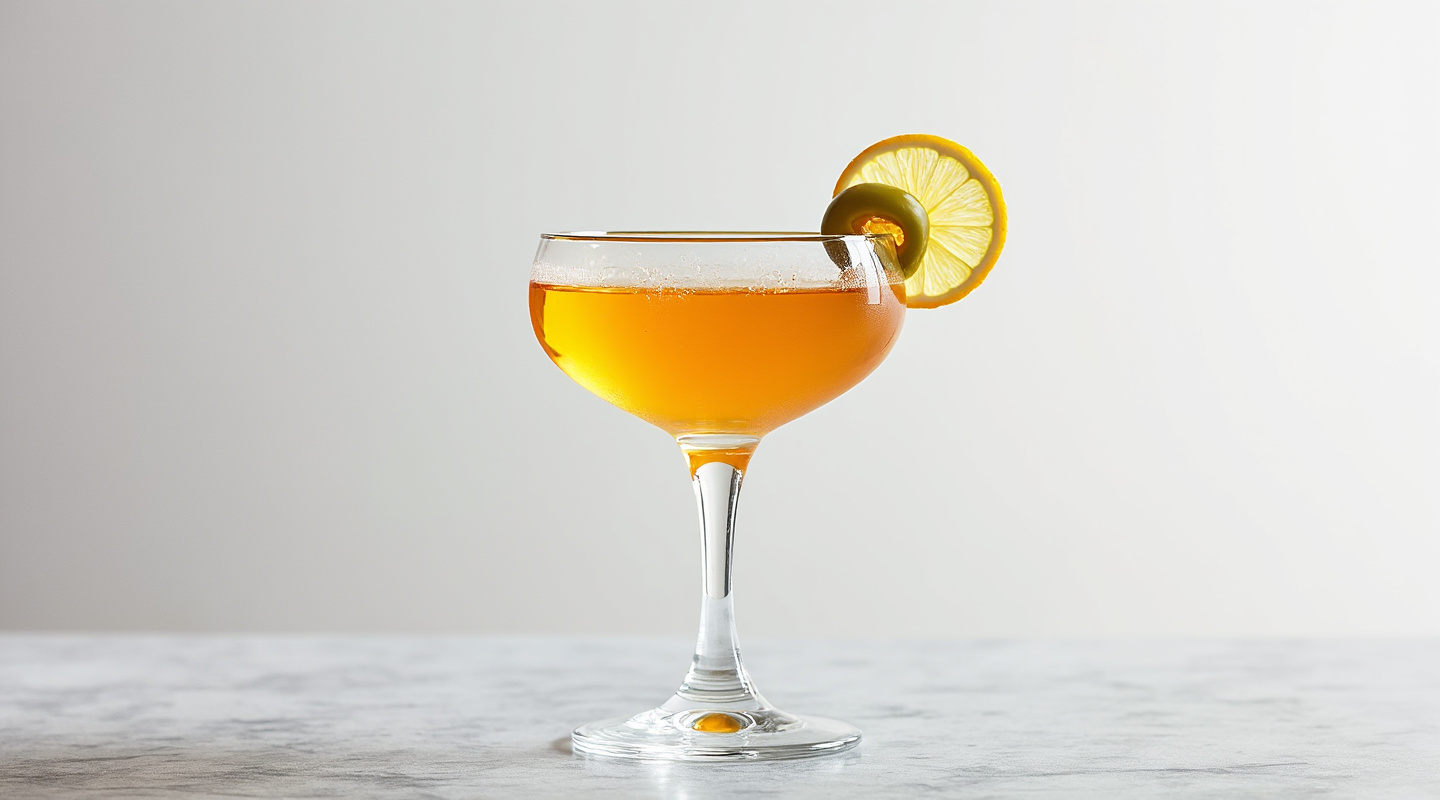 Oyster Bay Cocktail in a Coupe Glass