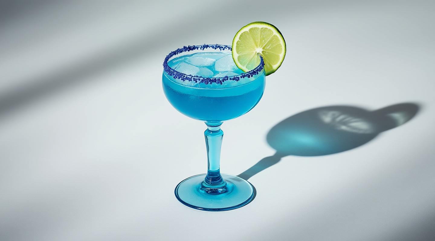 Heisenberg Cocktail served in a science beaker