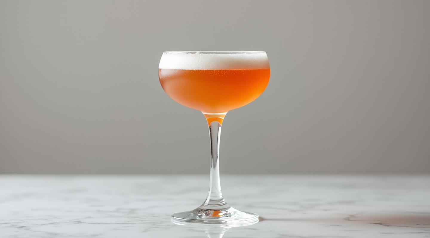 The Dandy cocktail in a coupe glass