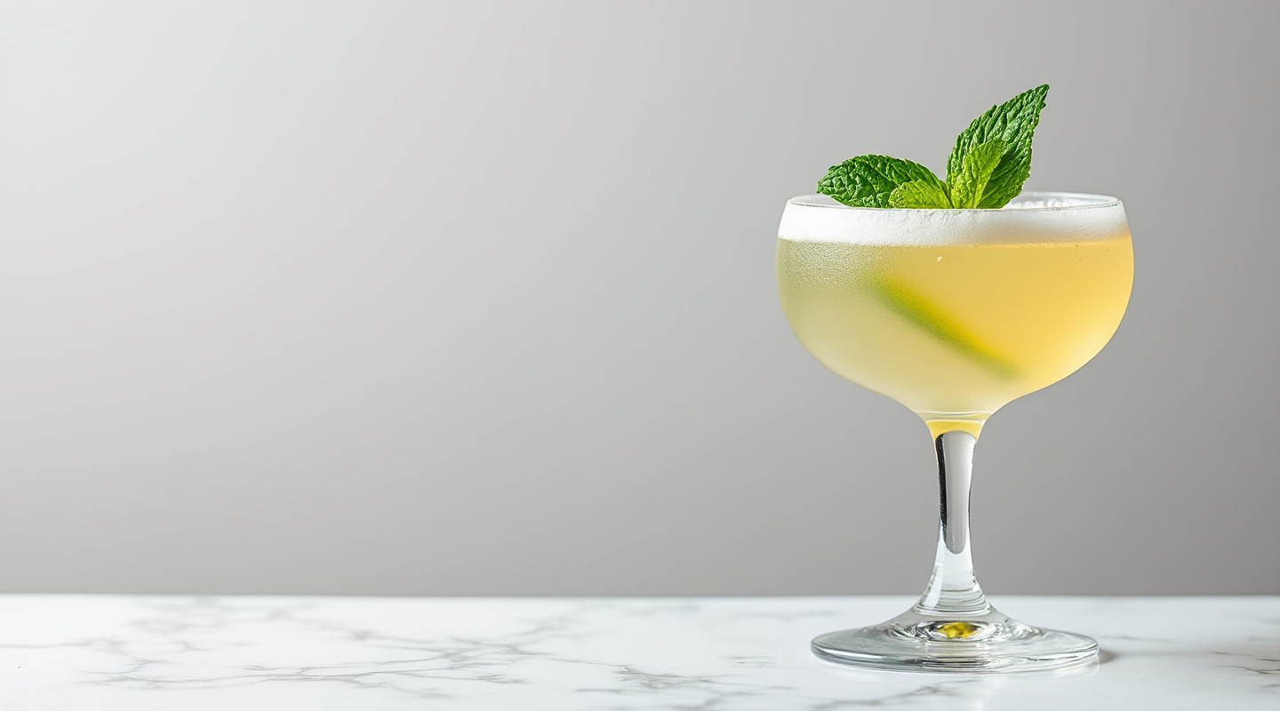 Ambrosio Cup cocktail in a coupe glass