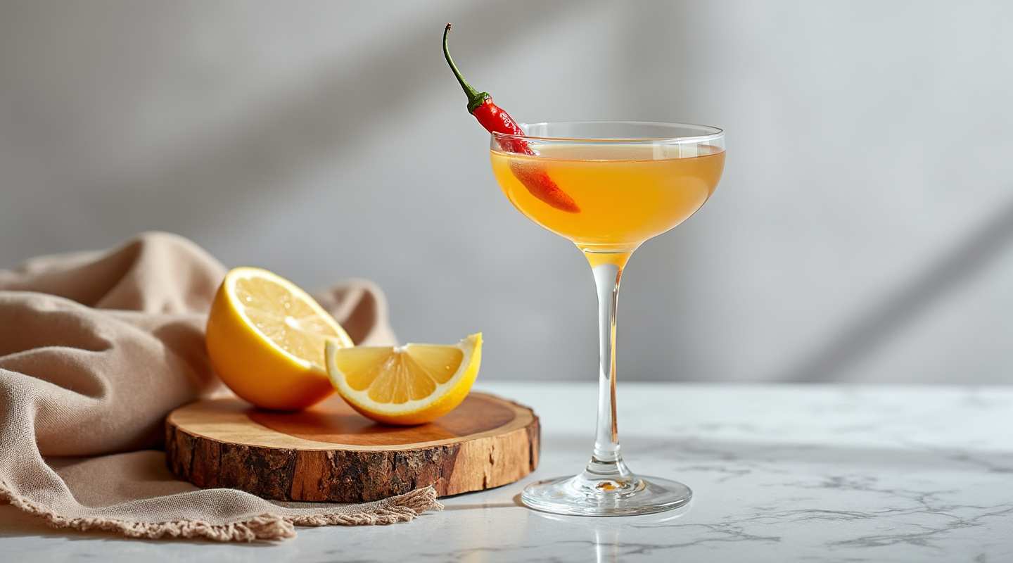 Cajun Martini Cocktail
