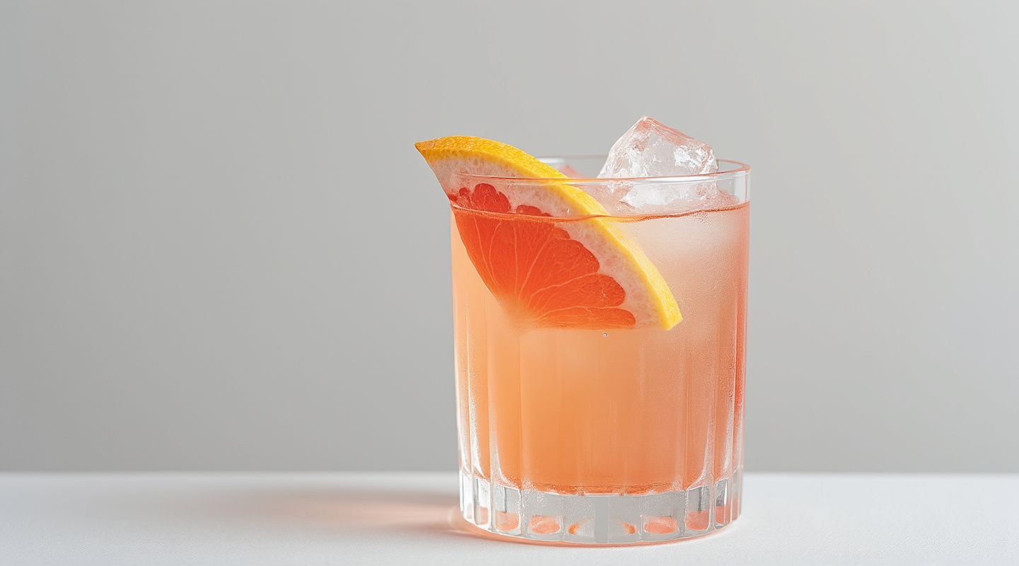 Carta Switchel with crushed ice and mint garnish