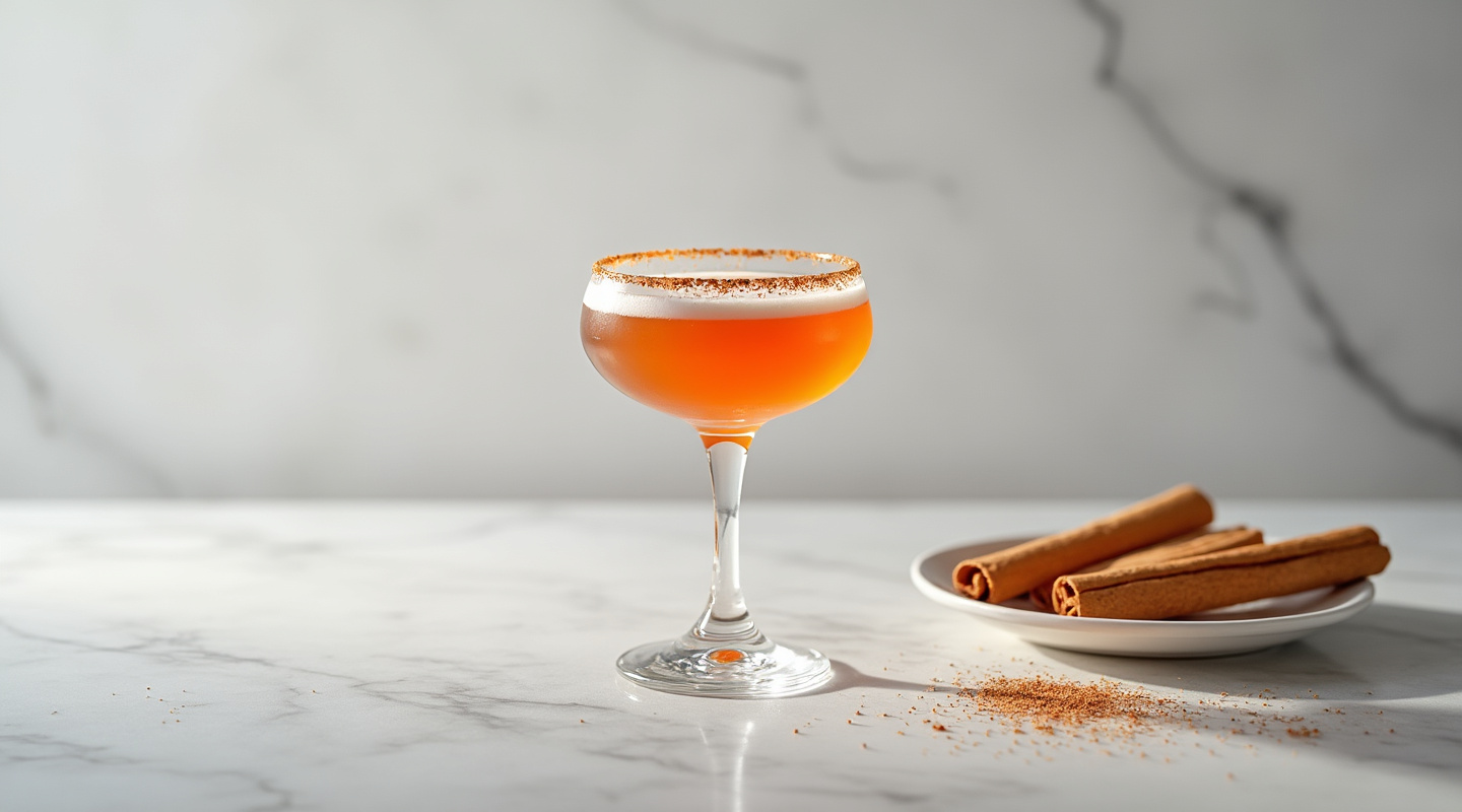 Welcome Home cocktail in a coupe glass