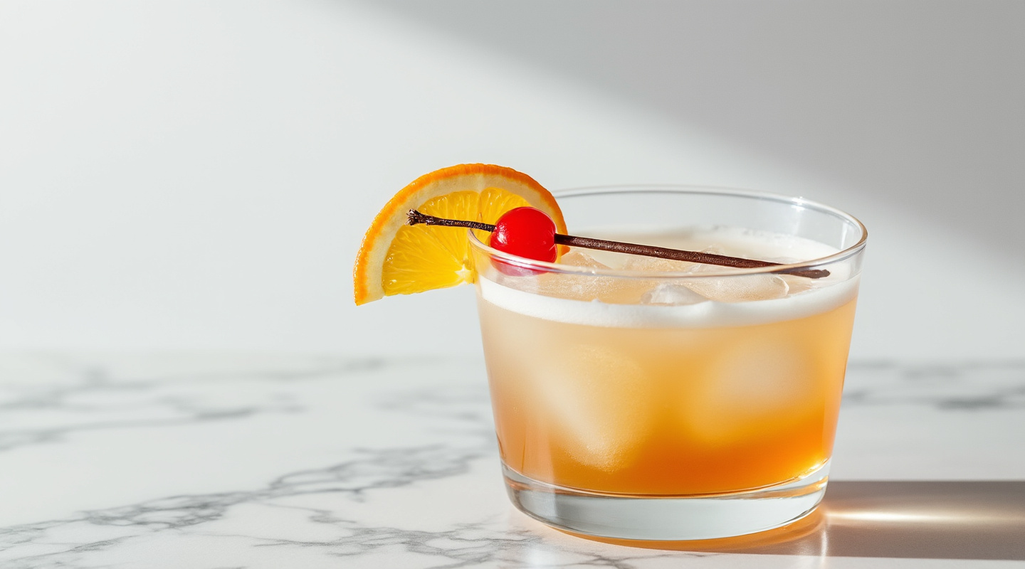 Glass of Victoria Indomable cocktail