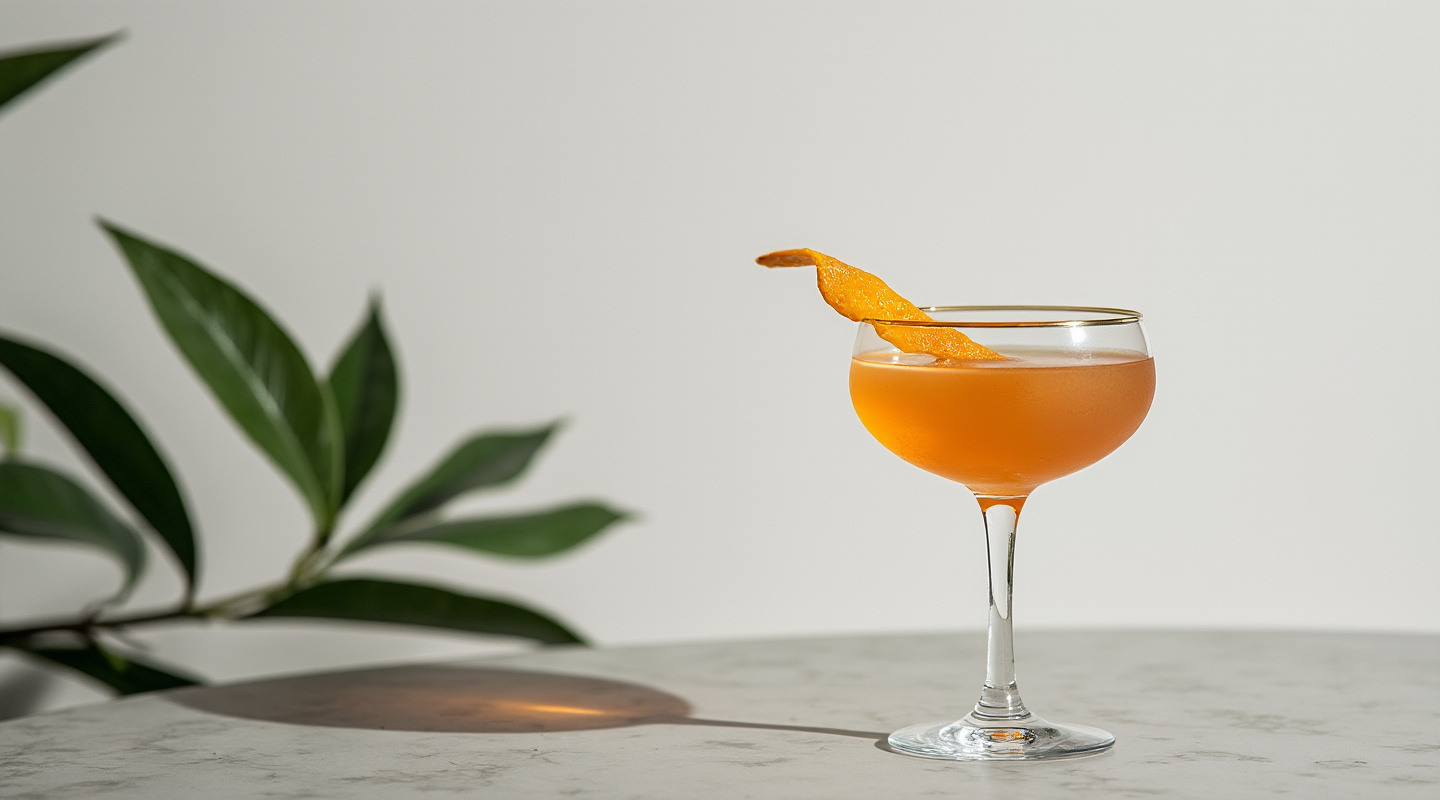 Beginning of the End cocktail in Coupe Glass