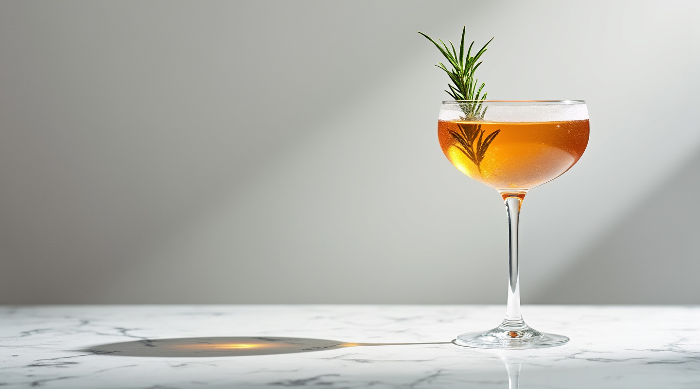 Loose Talk cocktail in a coupe glass