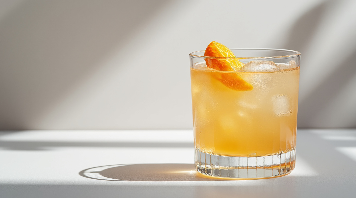 Haystack Cocktail in a coupe glass