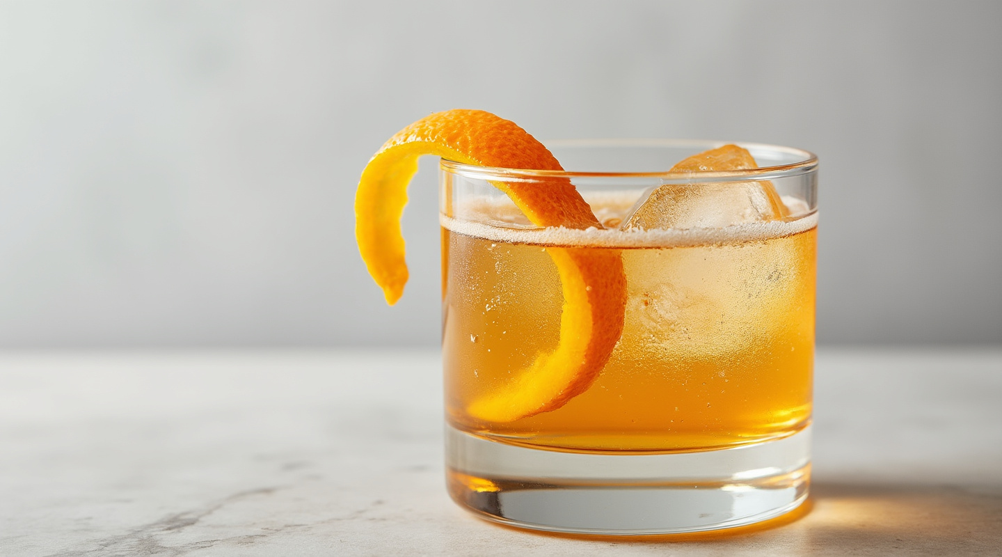 Stazione cocktail served in a Nick & Nora glass