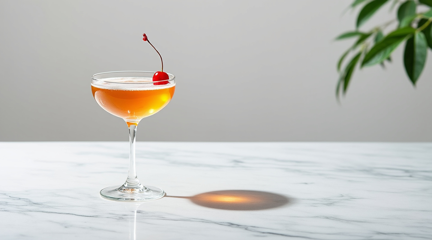 Weekly Special Cocktail served in a coupe glass