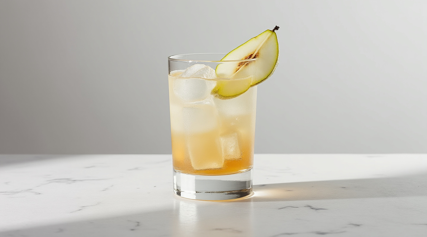 Smoky Orchard Highball Cocktail