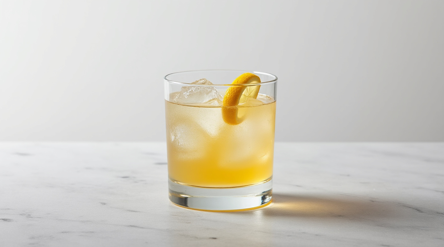 Giuseppi's Sour cocktail in an Old Fashioned glass