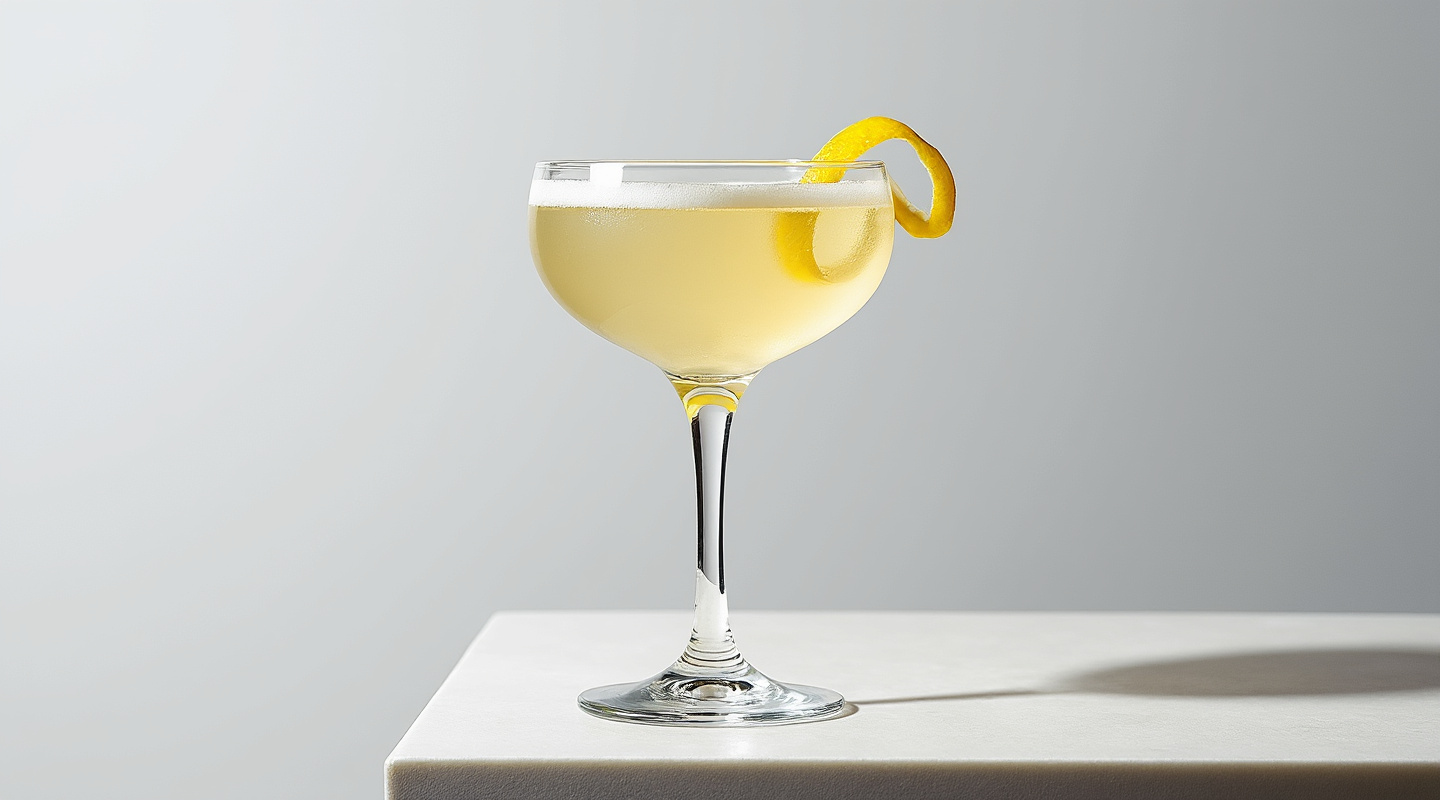 Count Mast cocktail in a coupe glass