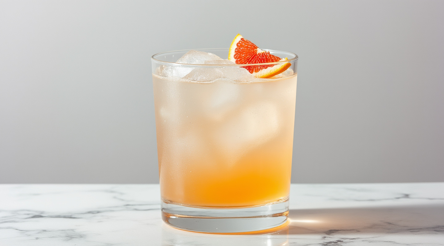 Fumata Bianca cocktail in a Collins glass