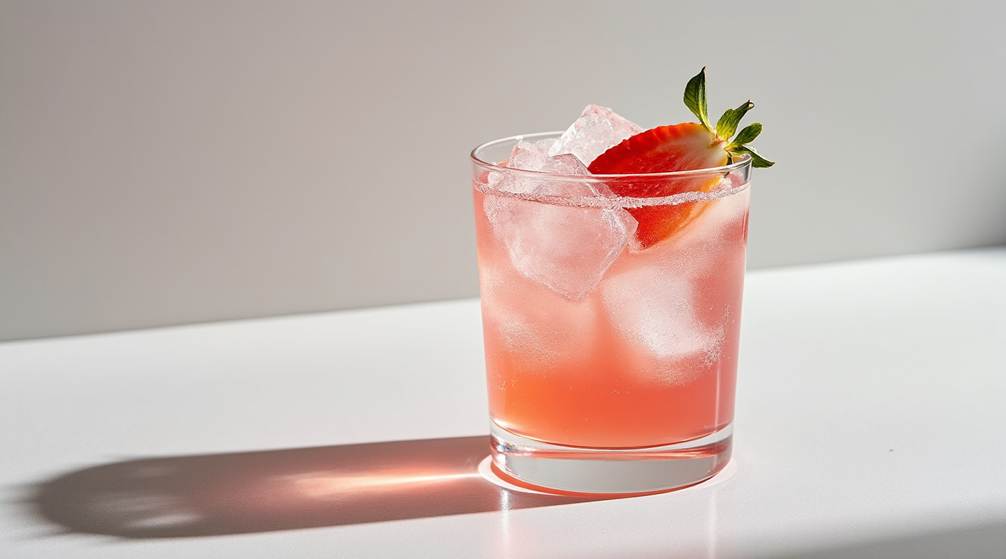 Pink Tsipouro Fizz Cocktail