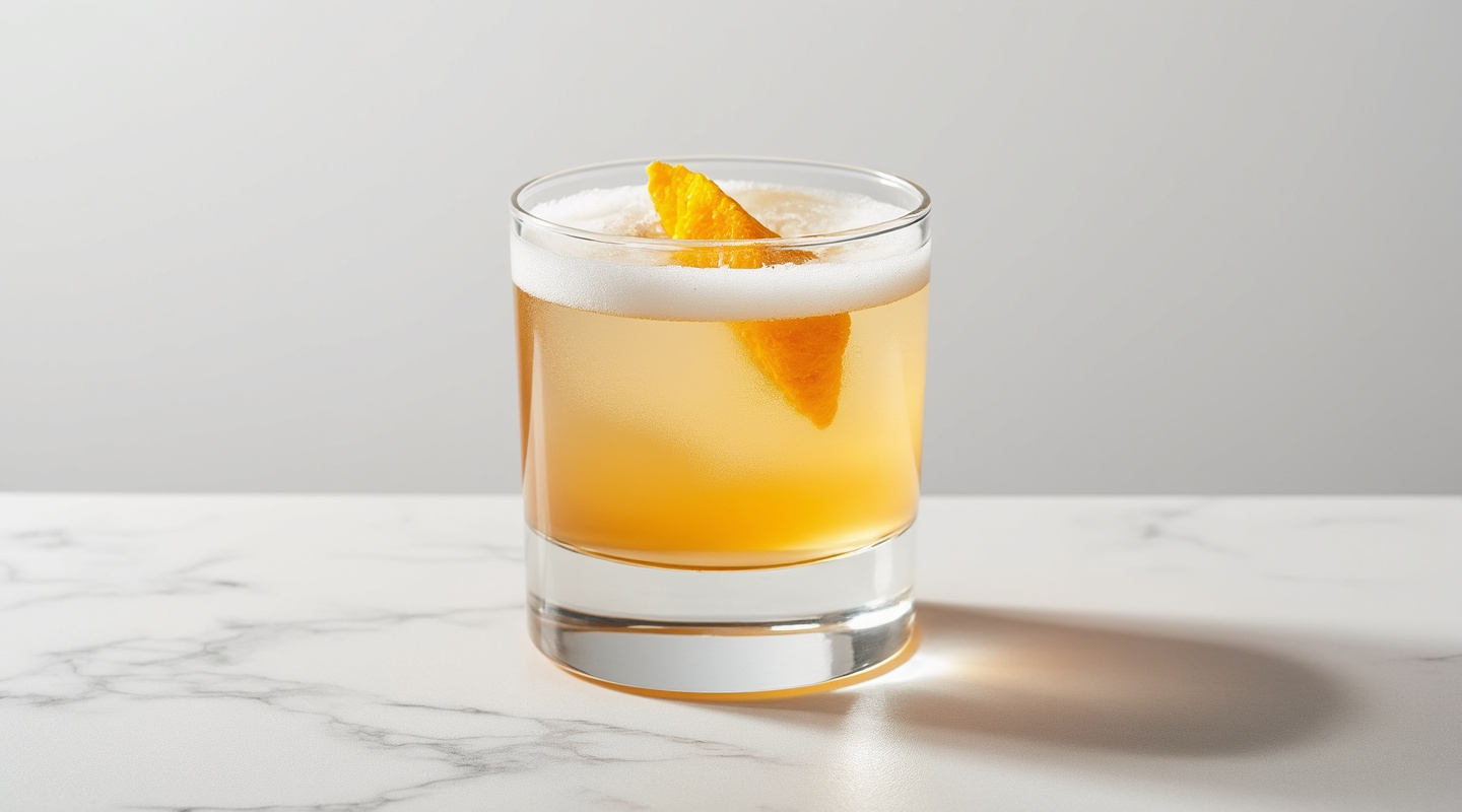 Adriatique cocktail in a Nick & Nora glass