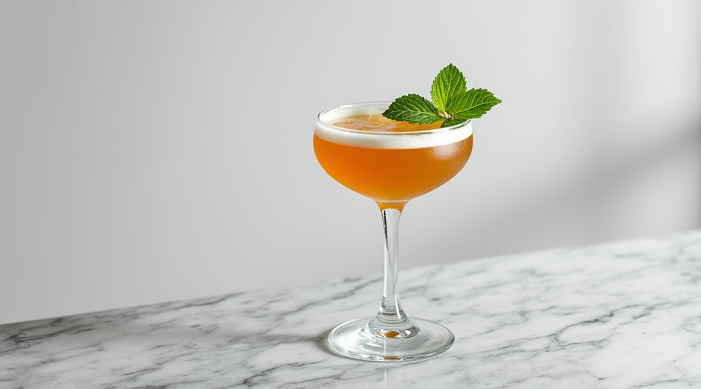 Detroit Irish Cocktail served in a martini glass