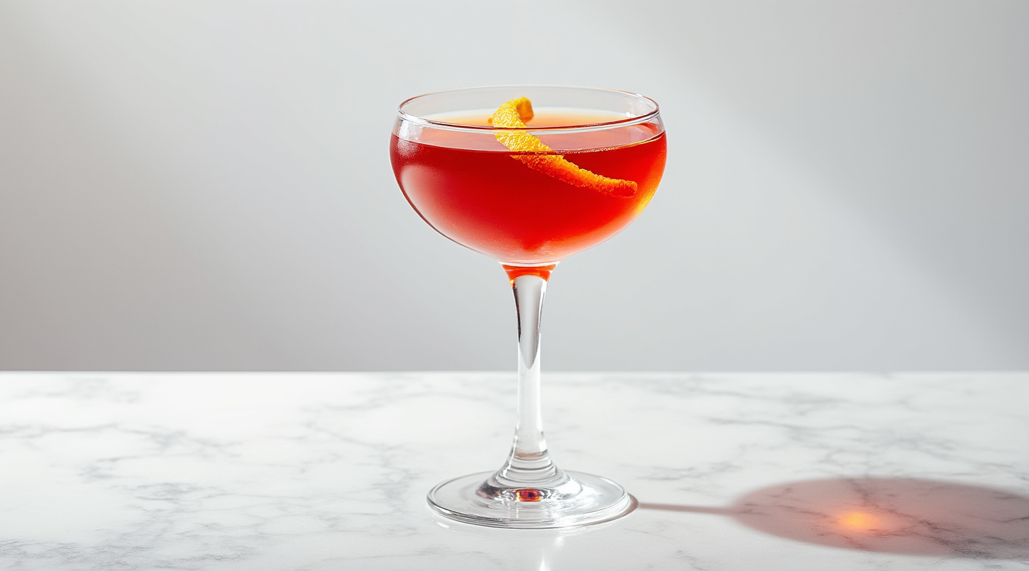 Robin Redbreast cocktail in a coupe glass