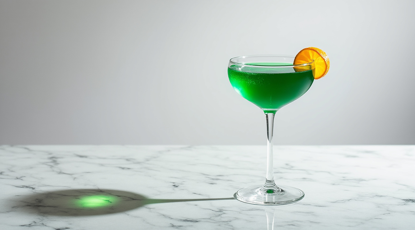 Green Puritan cocktail