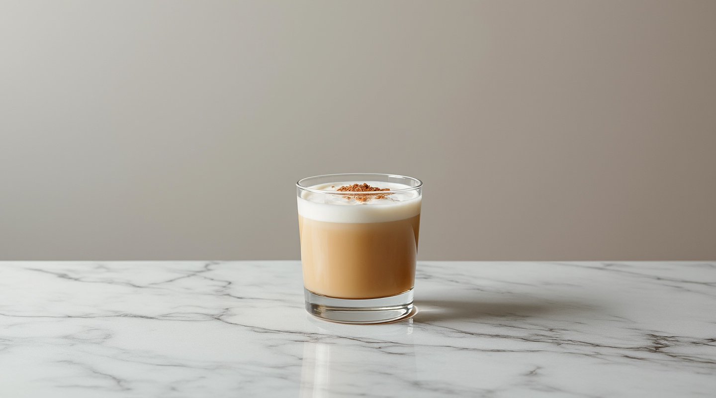 Crème de Café cocktail in an Old-fashioned glass