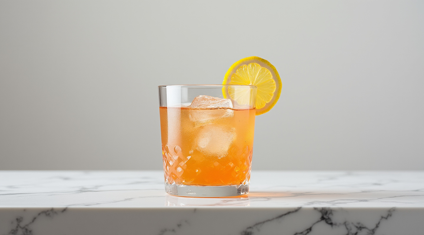 German Vacation cocktail in a Collins glass