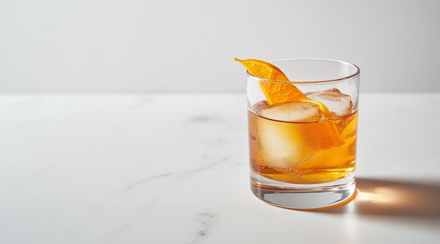 Optimist Old Fashioned in a glass