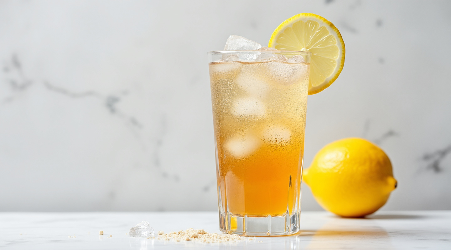 A refreshing Wrangler cocktail served in a Collins glass