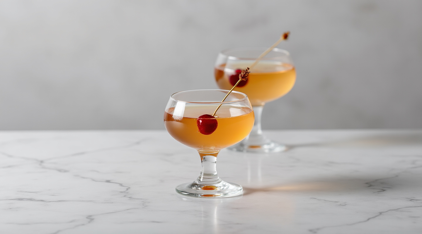 Robinette Cocktail in a Coupe Glass