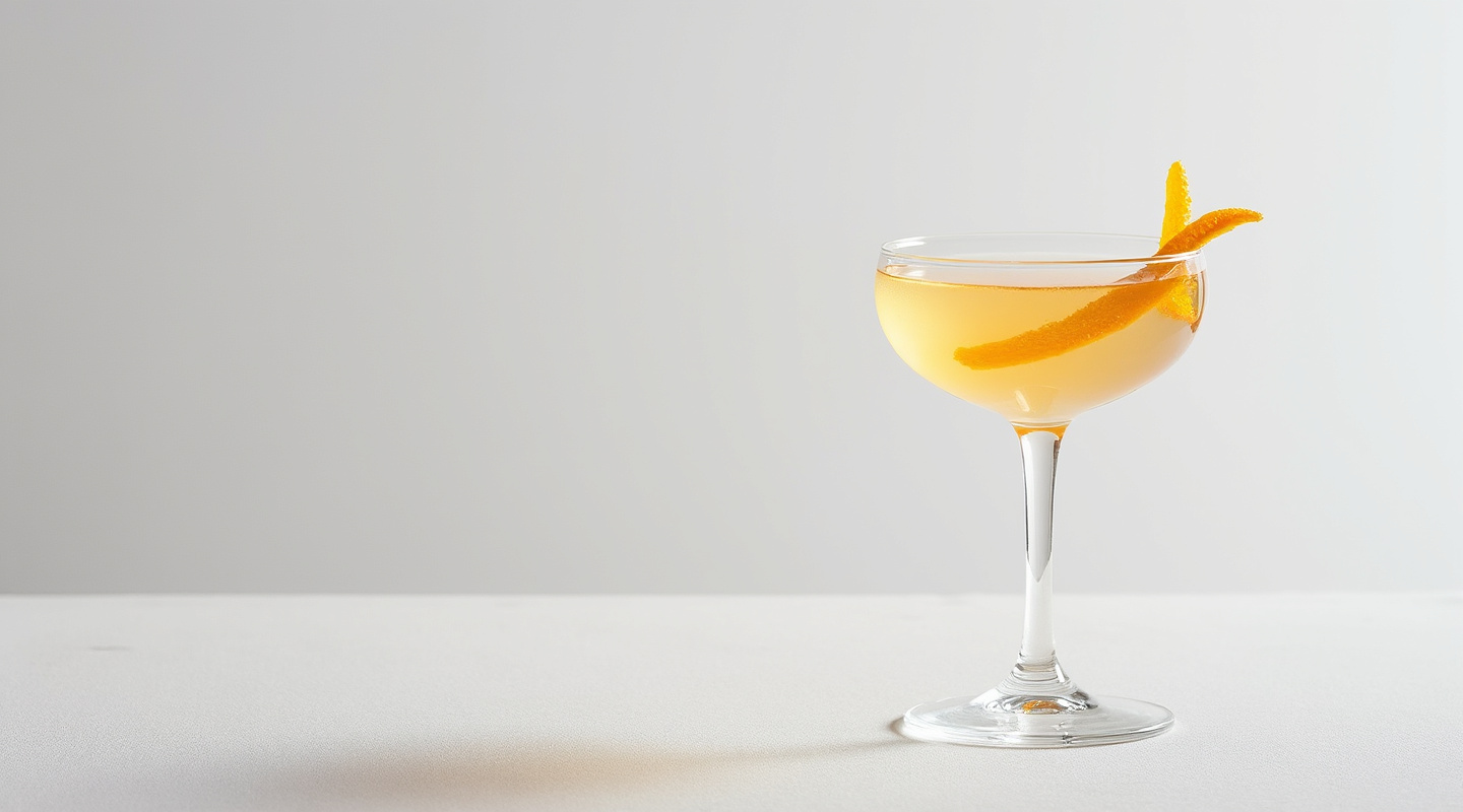 Trois Rivières cocktail in a Coupe Glass