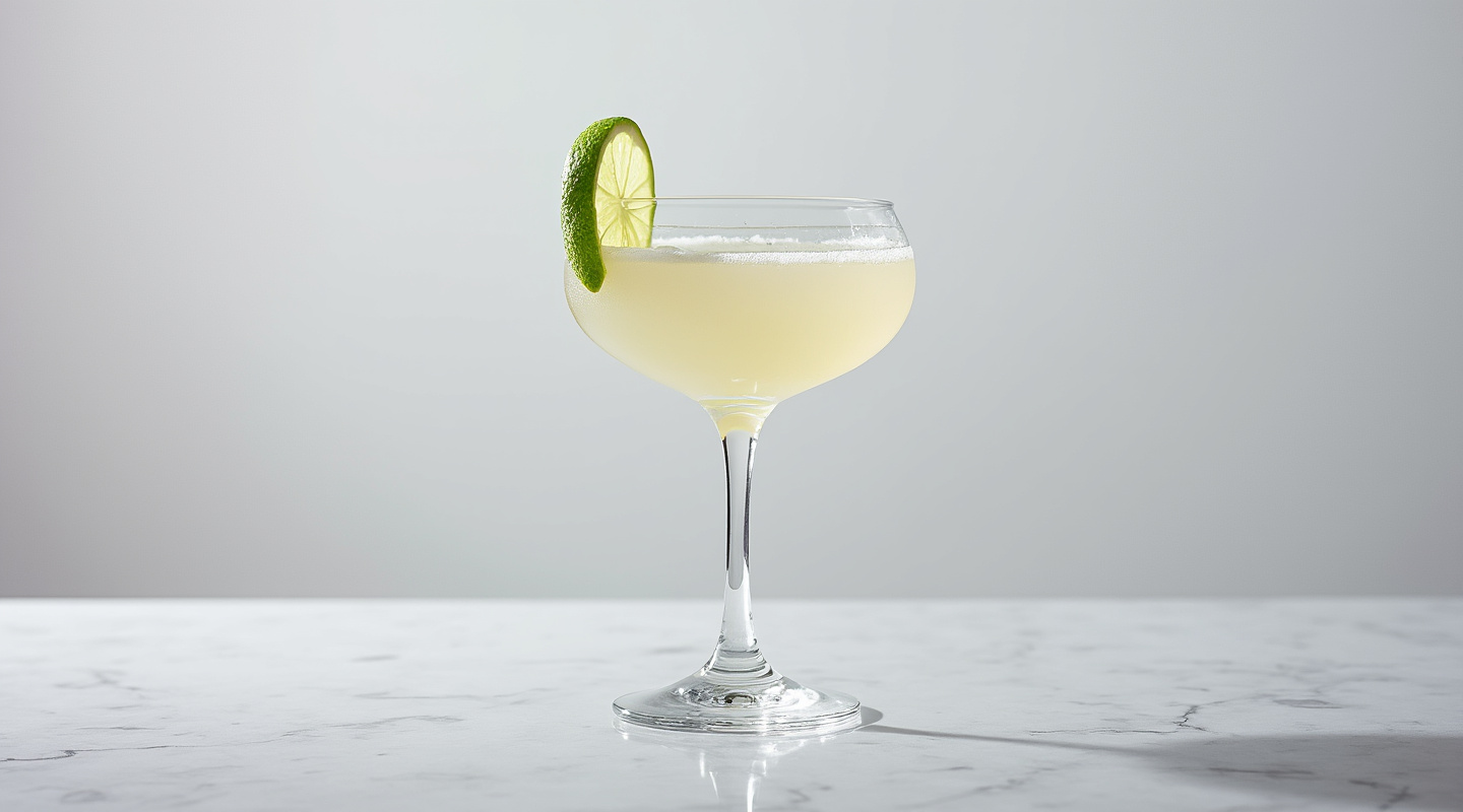 A refreshing Daiquiri Frappé served in a chilled Coupe glass with crushed ice