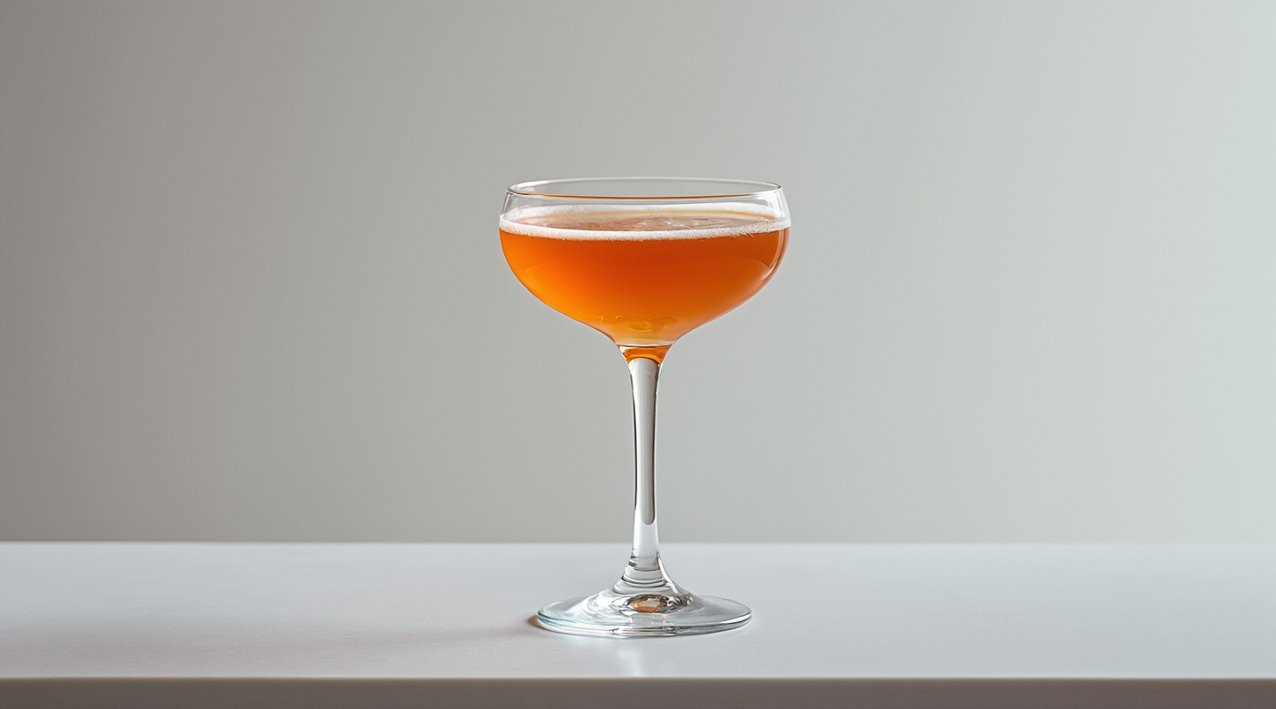 The O. G. cocktail in a coupe glass