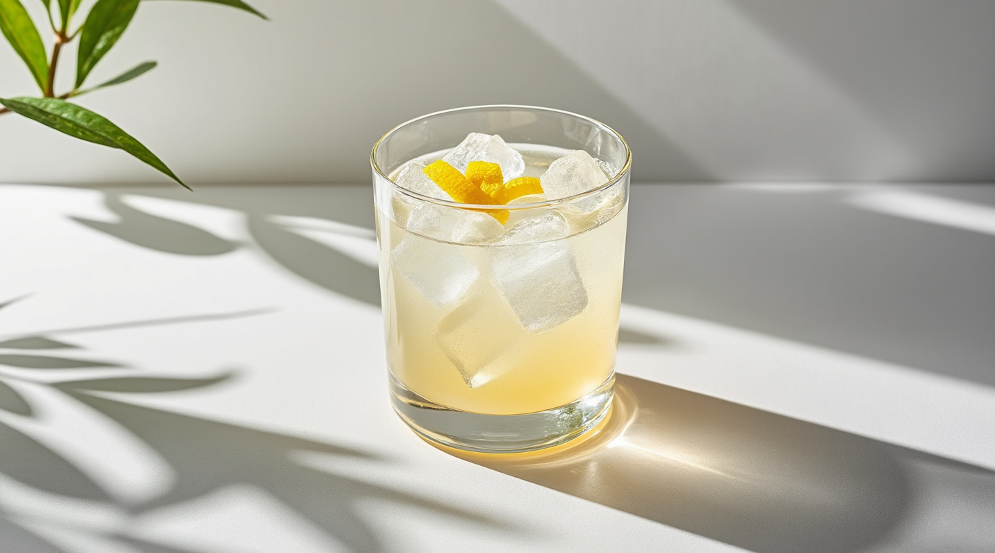 White Negroni Sour Cocktail