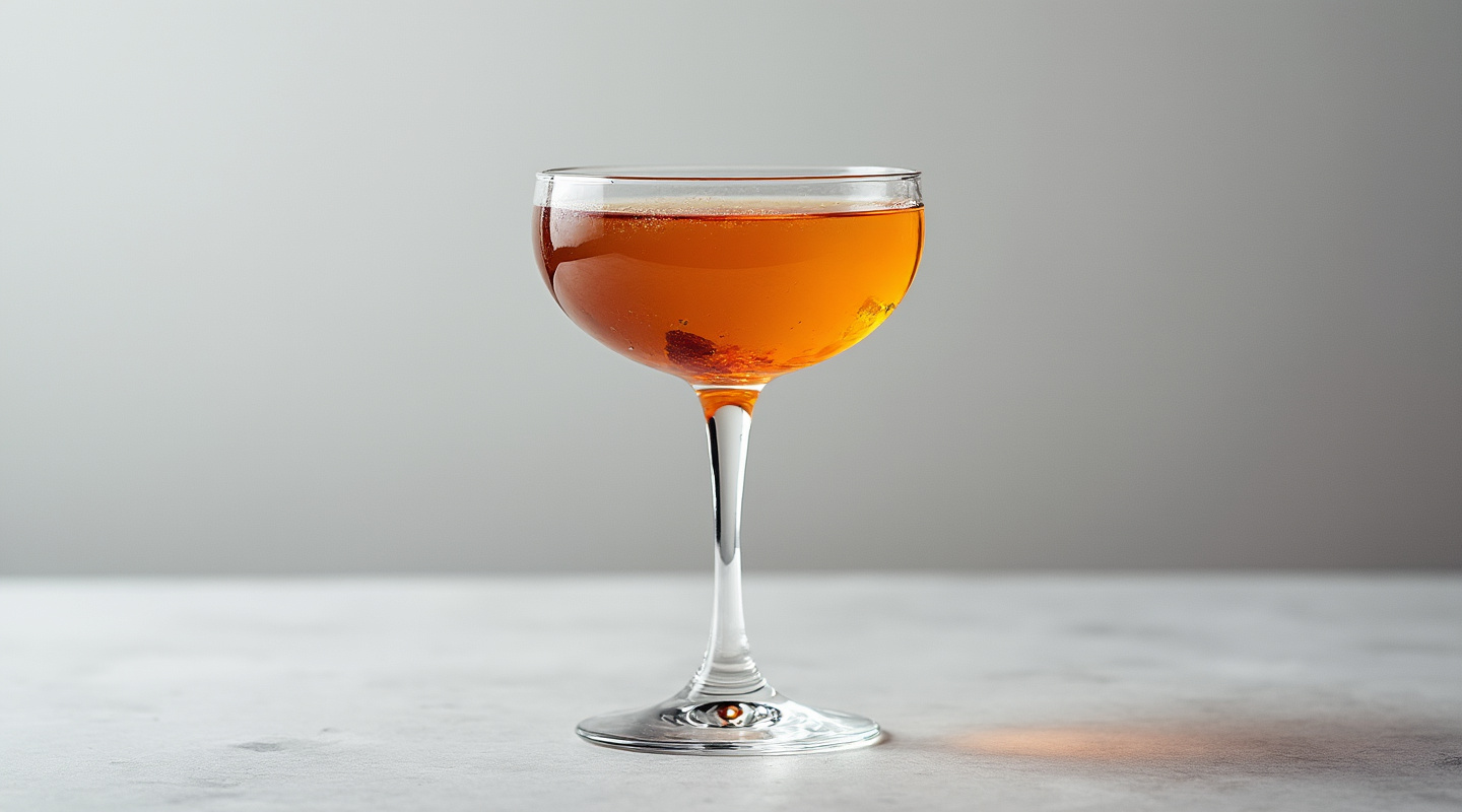 Charming Man Cocktail in a Coupe Glass