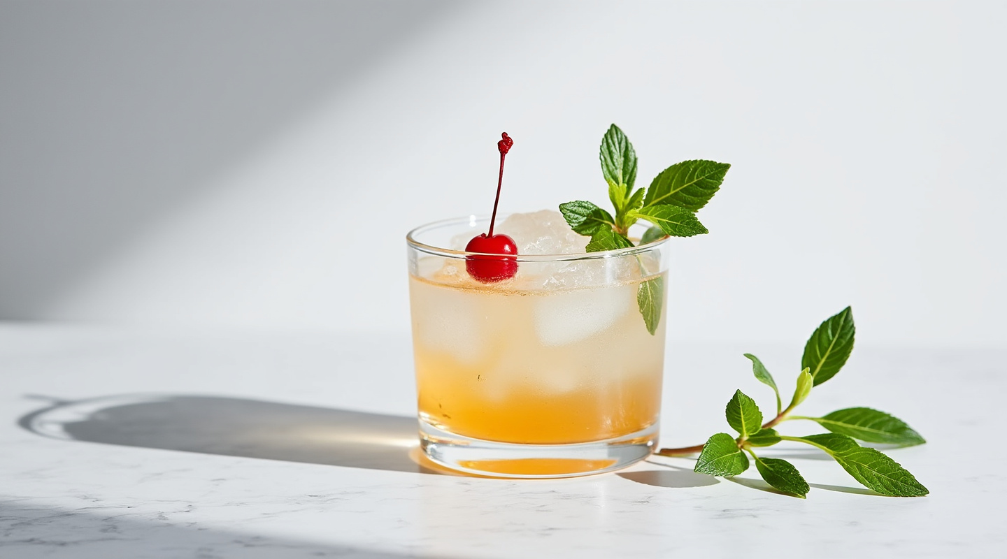 Famous Last Word No. 3 cocktail in a Nick & Nora glass