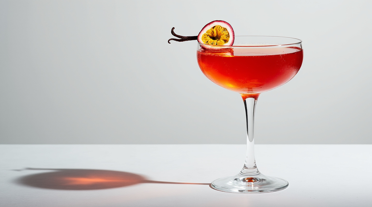 Mezcal Porn Star Martini Cocktail