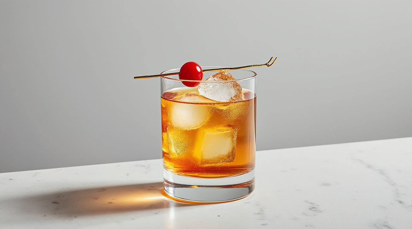 Fort Point cocktail in a Nick & Nora glass