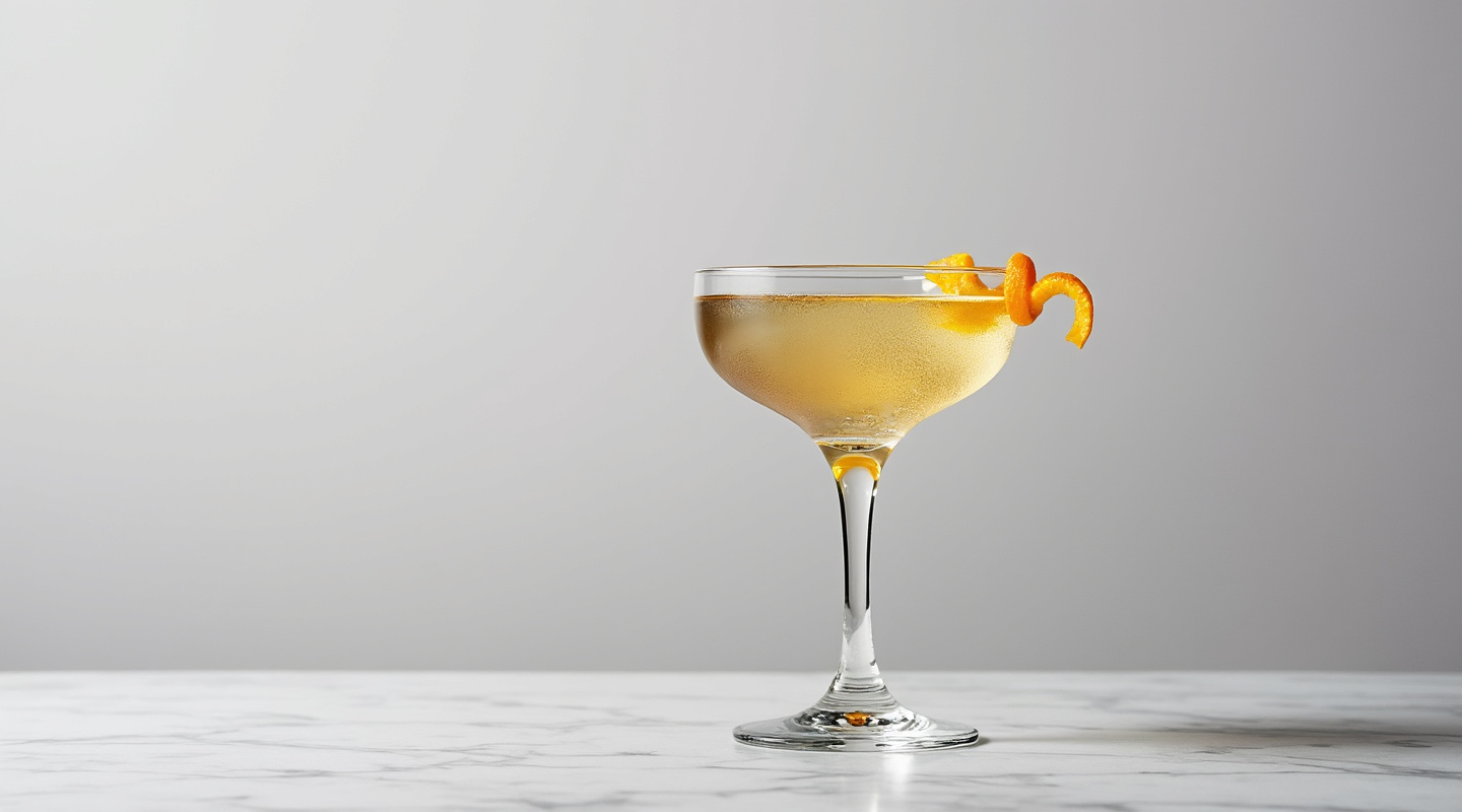 Dean's Gate Cocktail in Martini Glass