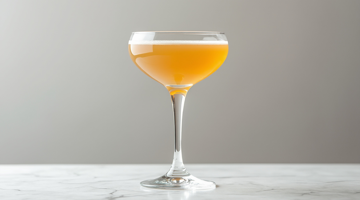 Butterscotch Cocktail in a Martini Glass