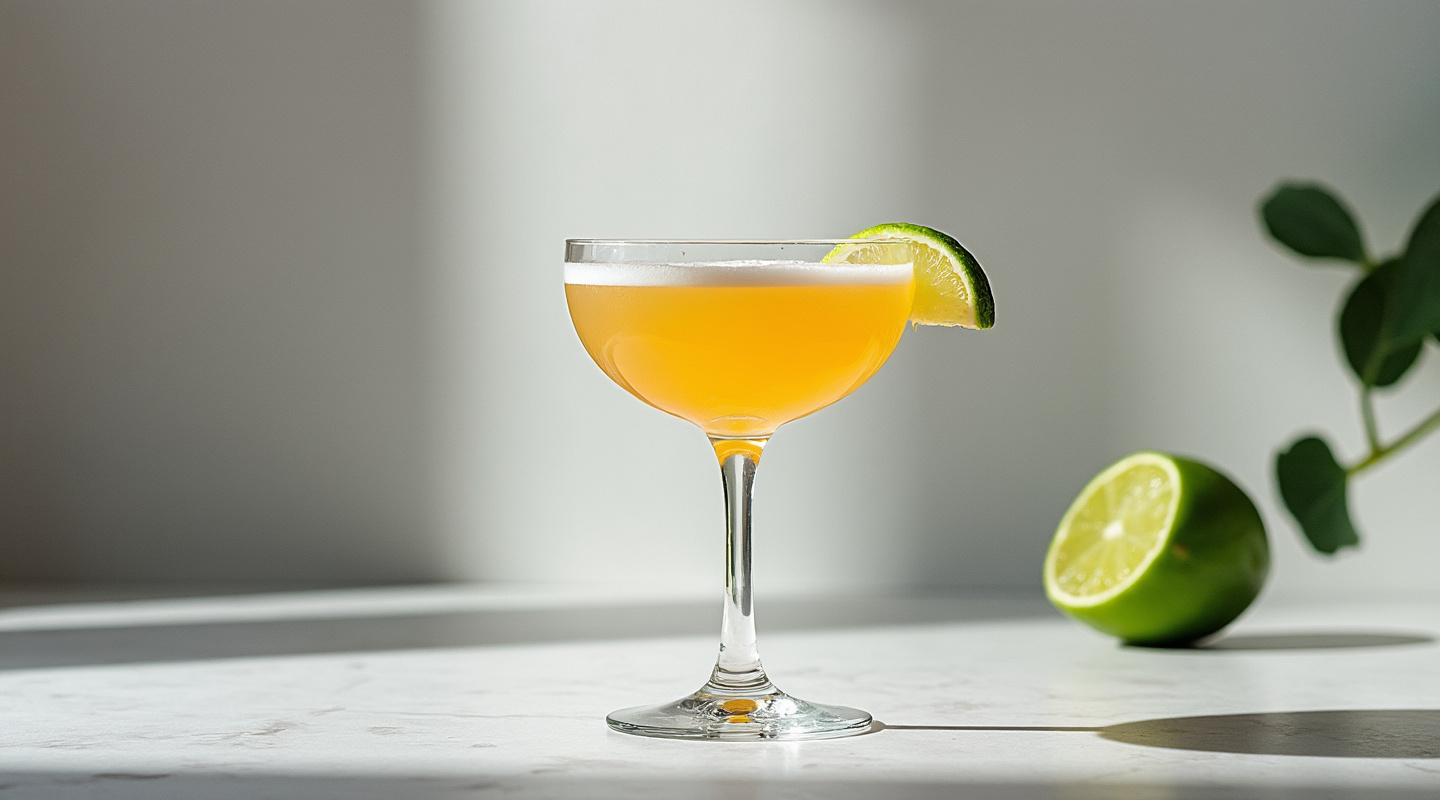 Cactus Banger Cocktail in a Coupe glass