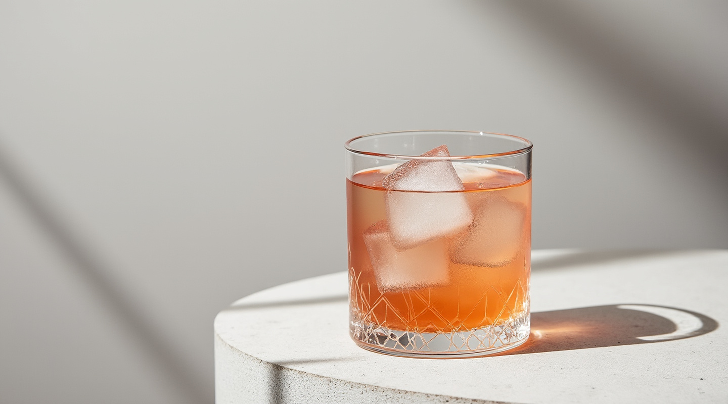 El Estribo cocktail in a martini glass