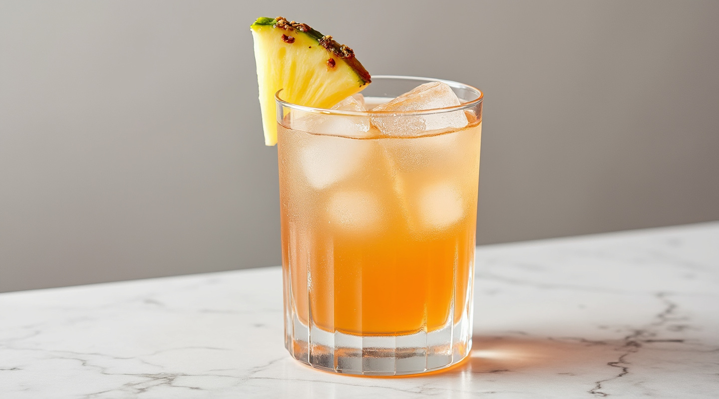 Georgetown Punch cocktail served in a highball glass