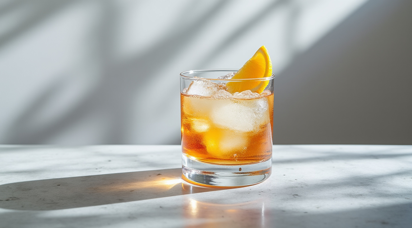 Moravian Cocktail in an Old-fashioned glass