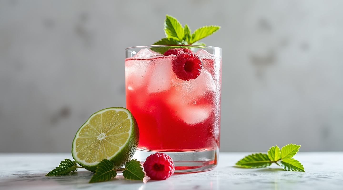 Raspberry Mule cocktail